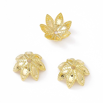 Brass Beads Caps, Multi-Petal, Cadmium Free & Lead Free, Flower