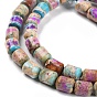 Natural Imperial Jasper Beads Strands, Column
