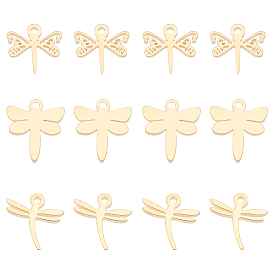 Unicraftale 304 Stainless Steel Charms, Laser Cut, Dragonfly