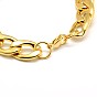 Trendy Men's 304 Stainless Steel Figaro Chain Bracelets, with Lobster Claw Clasps, 8-1/2 inch (215mm), 13mm