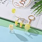 16Pcs 4 Style Imitation Juice Goblet Draft Beer Pendants, Plastic Pendants, with Resin/Polymer Clay inside