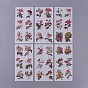 Natural Theme Stickers, Plant Decorative Stickers, for Diary, Album, Notebook, DIY Arts and Crafts