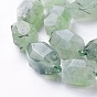 Natural Prehnite Beads Strands, Faceted, Polygon