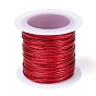 Korean Waxed Polyester Cords, 1mm, about 10.93 yards(10m)/roll, 25rolls/bag