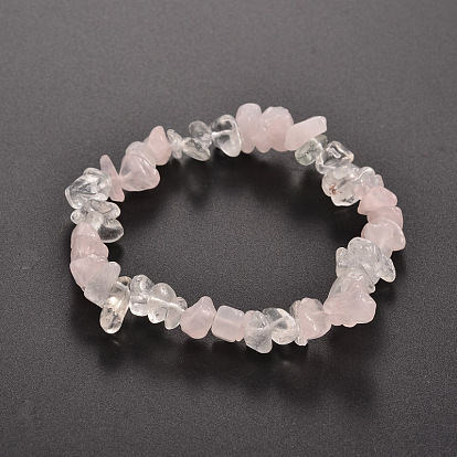 Bracelets extensibles en perles de pierre précieuse, 50mm