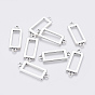 Alloy Links/Connectors, Cadmium Free & Lead Free, Rectangle, 30x11.5x2mm, Hole: 2mm