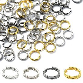 600Pcs 4 Colors Iron Split Rings, Double Loops Jump Rings