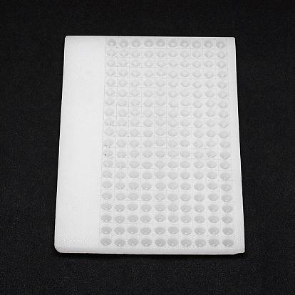 Plastic Bead Counter Boards, for Counting 8mm 200 Beads, Rectangle