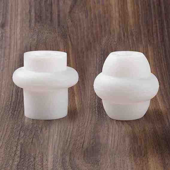 Mini jarrón de mesa diy moldes de silicona, moldes de resina, para resina uv, fabricación de joyas de resina epoxi, columna/barril