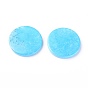 Natural Howlite Cabochons, Dyed, Flat Round