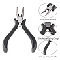 45# Carbon Steel Jewelry Pliers, Chain Nose Pliers, Polishing, Black