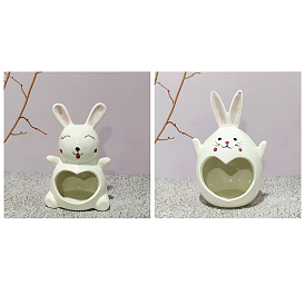 Easter Theme Porcelain Candle Holder, Candlestick Stand
