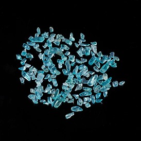 Natural Apatite Chip Beads, No Hole/Undrilled