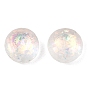 Cabochons en résine imitation opale, cône à facettes