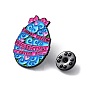 Easter Egg Enamel Pins, Black Alloy Badge for Backpack Cloths Hats Jacket