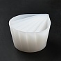 Reusable Split Cup for Paint Pouring, Silicone Cups for Resin Mixing, 7 Dividers, Shell Shape
