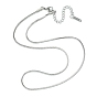 Ионное покрытие (ip) 304 ожерелье из змеиной цепи из нержавеющей стали для мужчин и женщин