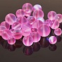 Synthetic Moonstone Beads Strands, Dyed, Holographic Beads, Half AB Color Plated, Frosted, Round, with 1 Roll Elastic Crystal Thread