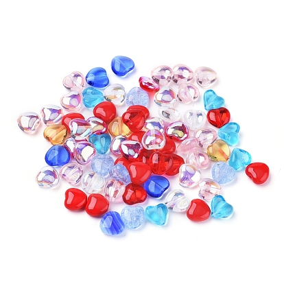 Czech Glass Beads, Heart