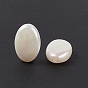 Perles acryliques opaques, perle d'imitation, couleur ab , ovale
