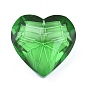K 9 pendentifs en strass de verre, facette, cœur