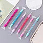 Bolígrafo de punta de pintura de diamante de plástico, herramientas de pintura de diamantes, con puntas de lápiz de repuesto de estilo 4