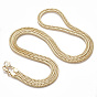 Bag Strap Chains, Brass Coated Iron Chains, with Lobster Claw Clasps