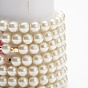 7 piezas 7 pulseras elásticas de arcilla polimérica de estilo estrella y cara sonriente y flor con cuentas de perlas de vidrio, pulseras preppy de dulces de frutas para mujer