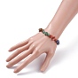 Natural & Synthetic Mixed Chips Beads Stretch Bracelet for Women