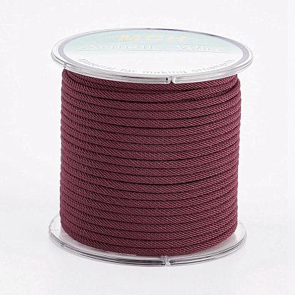 Câblés en polyester rondes, cordes de milan / cordes torsadées, avec des bobines aléatoires
