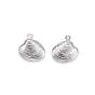 201 Stainless Steel Charms, Shell