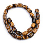Natural Tiger Eye Beads Strands, Barrel