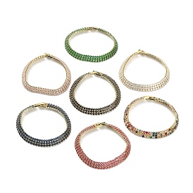 Кубический цирконий теннисные браслеты для женщин подарок девушке, с медными застежками, реальный 18 k позолоченный