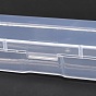 Прямоугольные полипропиленовые (пп) пластиковые ящики, контейнеры для хранения бисера, с откидной крышкой