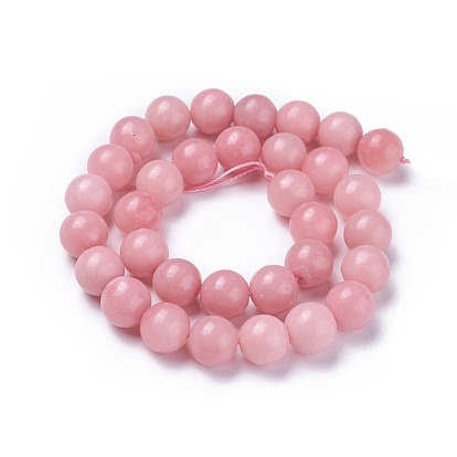 Natural Pink Opal Beads Strands, Round