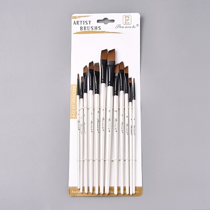 Набор кистей для деревянной ручки, для акварельной масляной живописи