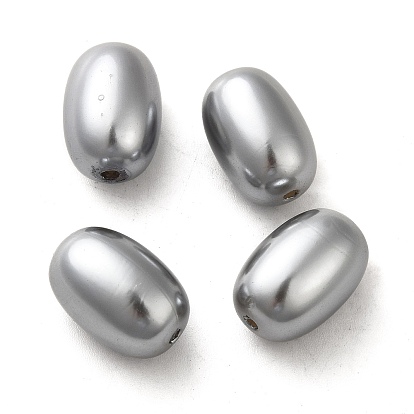Perles de nacre en plastique ABS, ovale