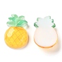 Transparent Resin Decoden Cabochons, Pineapple