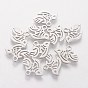 201 Stainless Steel Charms, Bird of Peace