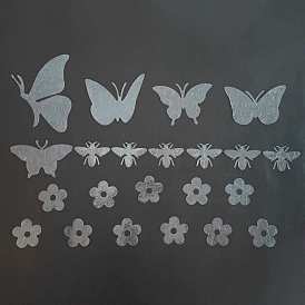 Animal de compagnie stickers, papillon & abeilles & fleur