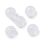 Perles acryliques transparentes, poudre de scintillement, ronde