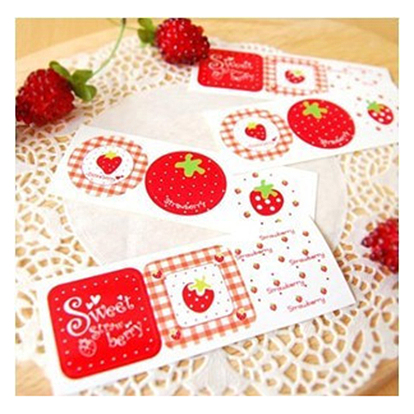 Sealing Stickers, Label Paster Picture Stickers, Strawberry
