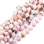 Rose naturel perles d'opale brins, facette, Toupie