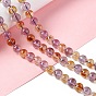 Natural Amethyst and Natural Citrine Beads Strands, Grade A, Round