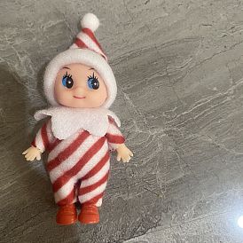 Plastic Mini Baby Elf Doll, Plastic & Cloth Sprites, Doll House Accessories