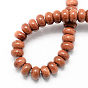 Synthétiques perles goldstone brins, rondelle