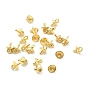 CCB Plastic Cup Peg Bails Pin Pendants, For Half Drilled Beads