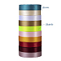 Ruban de satin, 3/4 pouces (20 mm), 25yards / roll (22.86m / roll), 250 yards / groupe, 10 rouleaux / groupe
