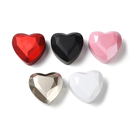 Boîtes de rangement pour anneaux en plastique en forme de coeur, coffret cadeau pour bague à bijoux avec intérieur en velours et lumière LED