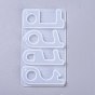 No Touch Door Opener Food Grade Silicone Molds, Contactless Keychain Molds, For UV Resin, Epoxy Resin Jewelry Making